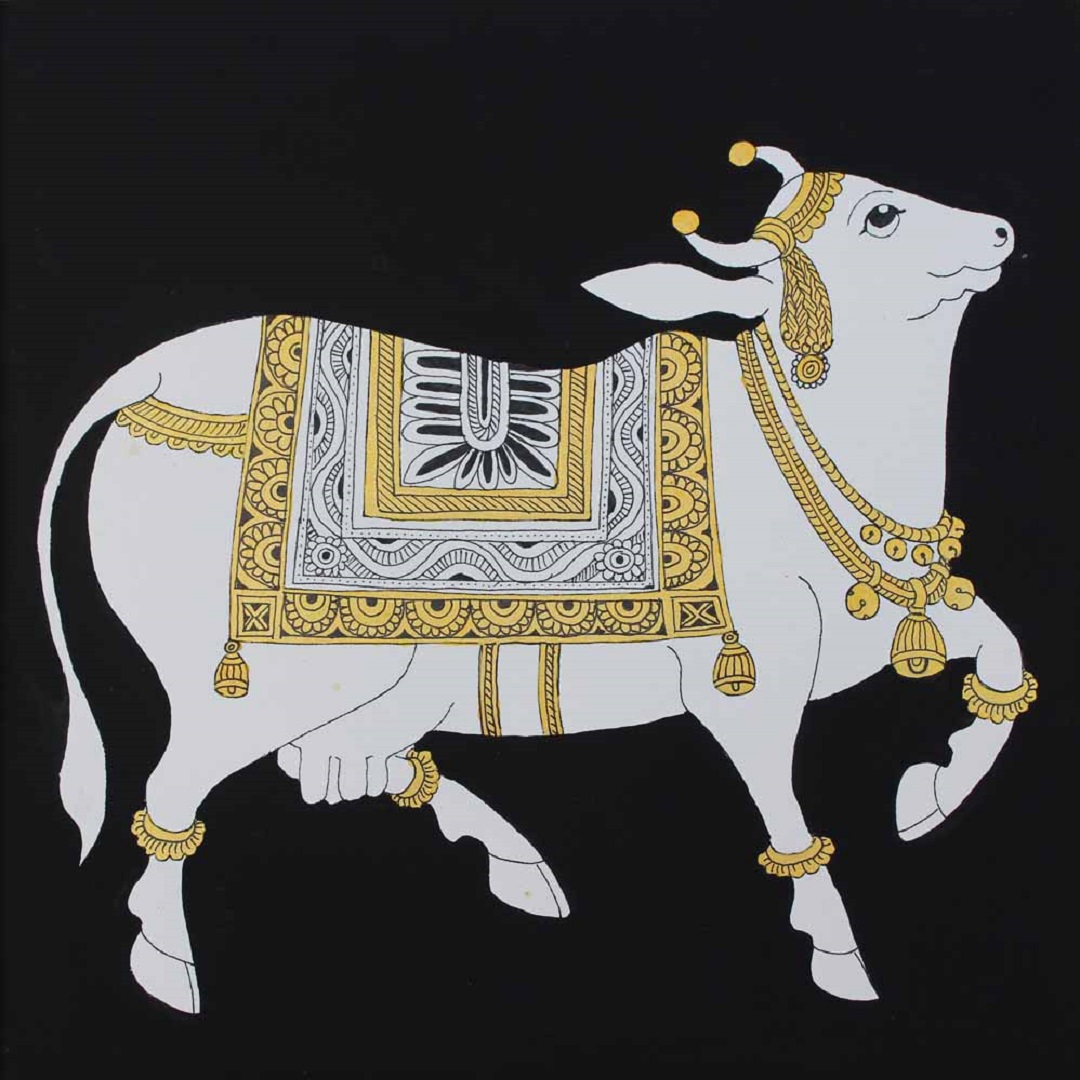 indian cow paintings