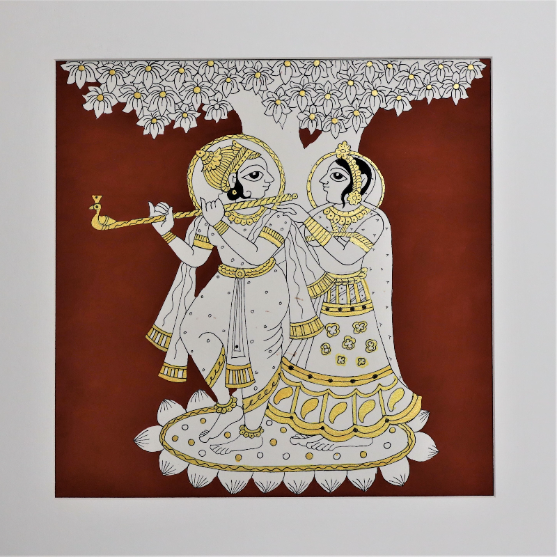 phad painting krishna